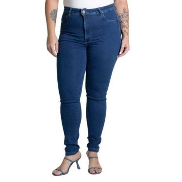 Imagem de Calça Jeans Sawary Cigarrete Plus Size - 279351 - 50, Azul, 50
