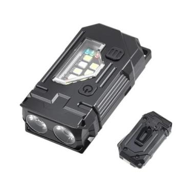 Imagem de Lanterna LED Portátil Mini Recarregável Super Brilhante Com Luz Latera