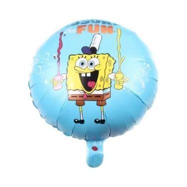 Imagem de Balões De Folha Do Bob Esponja E Patrick Estrela Para Festa De Anivers