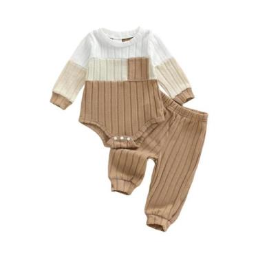 Imagem de Conjunto Infantil De Malha De Manga Comprida Para Meninos E Meninas Co