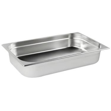 Imagem de Cuba Gastronomica Gn 1/1 10Cm Sem Alça Para Carro Buffet Inox - Vaccar