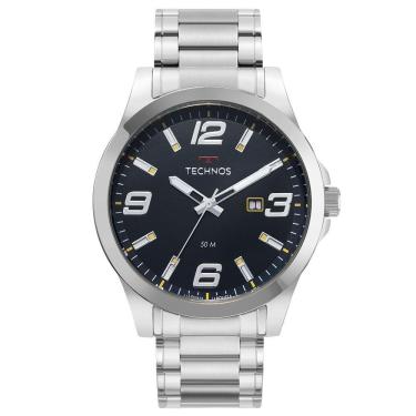 Imagem de Relógio Technos Masculino Racer Prata - 2115mols/1a