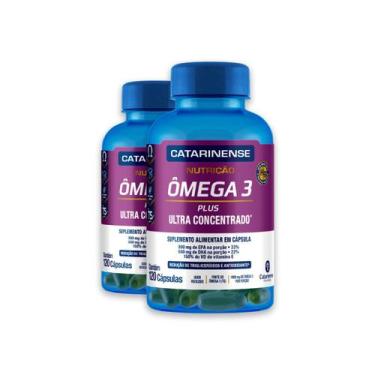 Imagem de Kit 2 Ômega 3 Plus Ultra Concentrado Catarinense 120 Cápsulas