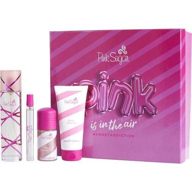 Imagem de Perfume Feminino Aquolina Pink Sugar Edt Spray 100 ml&shimmering Roll-on 50 Gel De Banho Mini 10