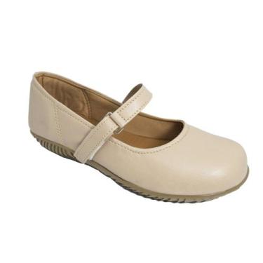 Imagem de Sapato Sapatilha Boneca Fechado Confort Nude - PariShoes, 36