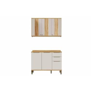 Imagem de Kit Modulado Ronipa 2 Peças Sauvignon C2P62 Amendoa/Off White