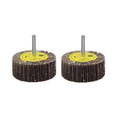 Imagem de 6mm 80  Disco De Lixa Flap Para Mini Furadeira Rotativa: Acessório Par