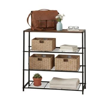Imagem de Prateleira Sapateira Organizador 4 Andares Porta Objetos Sapatos Sandalia Quarto Sala