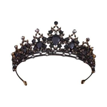 Imagem de Tiara De Cristal Prateada Para Noivas, Coroa De Cabelo Para Casamento,