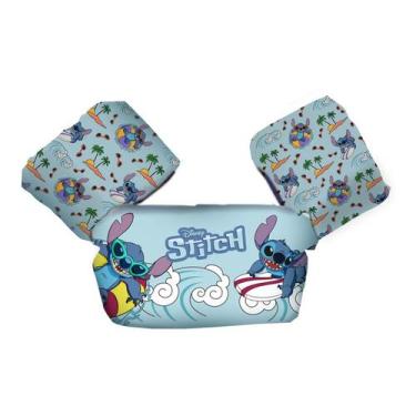Imagem de Boia Colete Infantil Stitch 56cm - Segurança e Diversão - ETILUX