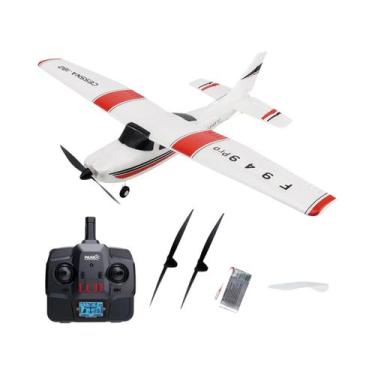 Imagem de Avião RC Cessna 182 3D6G Versão LCD 3 Canais WLtoys 2.4G Drone De Asa 