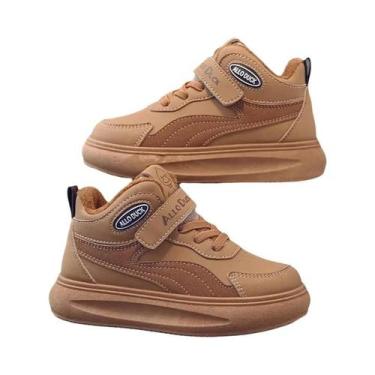 Imagem de Tênis Casuais De Outono Para Crianças, Confortáveis, De Cano Médio, Es