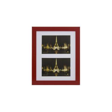 Imagem de Porta Retrato, Painel, Multifotos Pop 2 Fotos 10X15 Vermelho