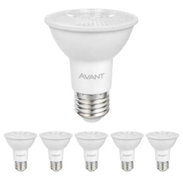 Imagem de 6Und Lâmpada Par20 LED Bivolt Branco Frio 6500k 7W Avant E27