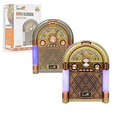 Imagem de Rádio Portátil Retro Junkbox Fm/am Bluetooth 5w Mp3