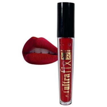 Imagem de Batom À prova de Beijo Coração Rubi Ultrafix AR Maquiagem Abelha Rainh