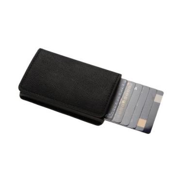 Imagem de Porta-cartões De Crédito Slim Minimalista Com RFID, Carteira Antifurto