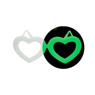 Imagem de Óculos Coração Que Brilha No Escuro - Kit 10 Unidades - Nacional