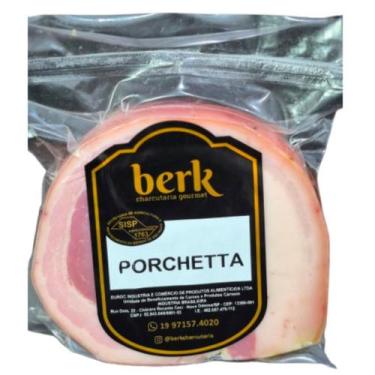 Imagem de Porchetta semipronta torresmo rolo fatia 300g berk charcutaria gourmet