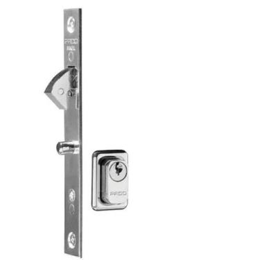 Imagem de Fechadura Serralheiro Porta de Correr 410(20mm) Cromado Pado