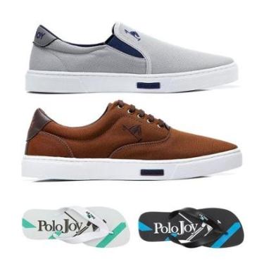Imagem de Kit 1 Tênis Iate 1 Tênis e 2 Chinelos Polo Joy-Masculino