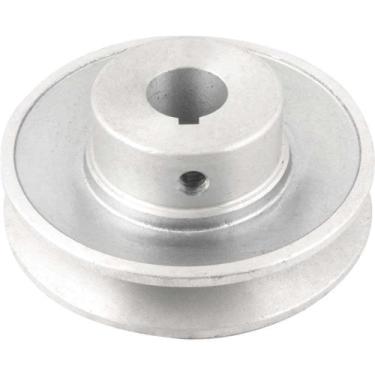 Imagem de Polia de Alumínio 1 Canal, Perfil A, 90 mm com Furo de 3/4" - 19,1 mm,