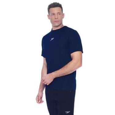 Imagem de Camiseta Speedo Essential Interlock Masculina Marinho-Masculino