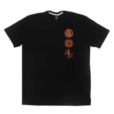 Imagem de Camiseta Volcom Distance - Preto-Masculino
