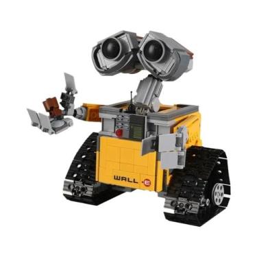 Imagem de 687PCS Blocos De Montar MOC Robô Wall-E Modelo DIY Decoração De Casa P