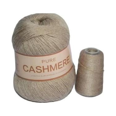 Imagem de Cachecol De Caxemira Tricotado À Mão Para Bebê, Fio Puro Mongol De 70 