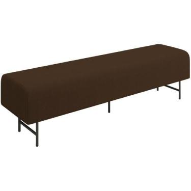 Imagem de Puff Recamier 143 Cm Pes Metal Baid Veludo Sl 942 Peer - PERFAN MÓVEIS