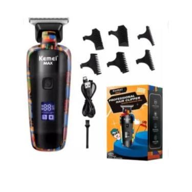 Imagem de Maquina De Cortar Cabelo e Aparador de Pelos A Prova DÁgua Profissiona