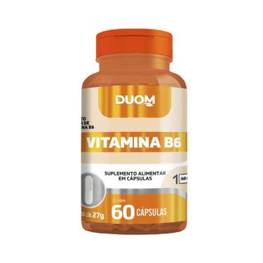 Imagem de Vitamina B6 60 Cápsulas Duom-Unissex