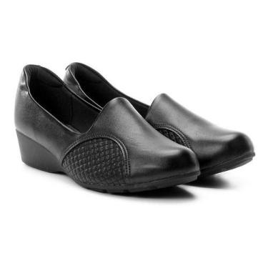 Imagem de Sapato Feminino Anabela joanete profissional ortopédico leve - Modare,
