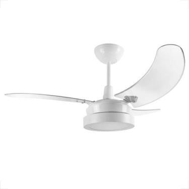 Imagem de Ventilador teto tron buzios max led 127v 3 pas transparentes 130w, 110