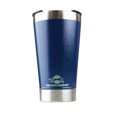 Imagem de Copo Térmico Otelo Capacidade 473ml Azul Guepardo