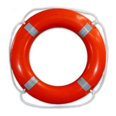 Imagem de Boia Circular Salva Vidas 70cm 4,0kg BMZ 70 - Classe I - Mazza Plast