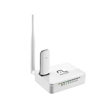 Imagem de Roteador Wireless Multilaser RE072 150Mbps - 1 Antena 5 Portas Suporta