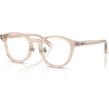 Imagem de Óculos de Grau Ray-Ban RB5443D 8267 Marrom Transparente