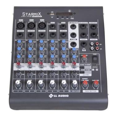 Imagem de Mesa De Som 6 Canais STARMIX XMS 602R - LL ÁUDIO