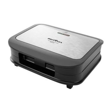 Imagem de Sanduicheira/Grill Britânia BGR25A - 2 Em 1, 750W, Preto/Inox, Bivolt