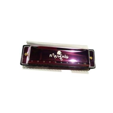 Imagem de Gaita diatonica marques 20 vozes em dó gd20 - MARQUÊS, ROSA