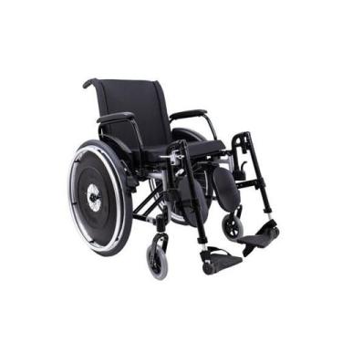 Imagem de Cadeira de Rodas Com Pés Eleváveis AVD Alumínio Ortobras Conforto e Qu