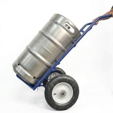 Imagem de Carrinho de Carga para Barril de Chopp 200kg Com Rodas Pneumáticas - M