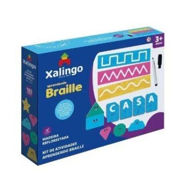 Imagem de Kit de Atividades Aprendendo Braille 17610 - XALINGO