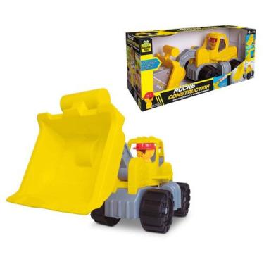 Imagem de Trator Carregadeira Construction Grande - 48cm - Samba Toys
