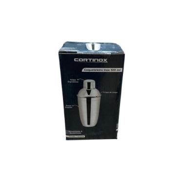 Imagem de Coqueteleira Drinks Inox 500ML em Aço Inoxidável com Vedação Inox Thik