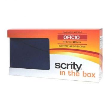 Imagem de Envelope Color Plus Azul Escuro 114x229mm 100und Scrity