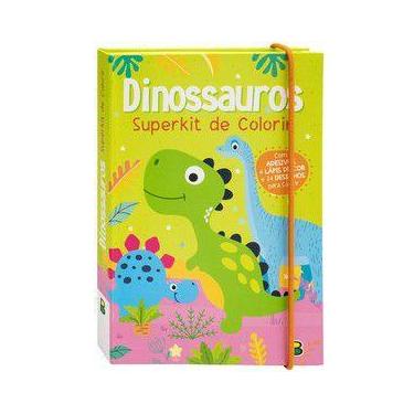 Imagem de Superkit de Colorir: Dinossauros - Brasileitura