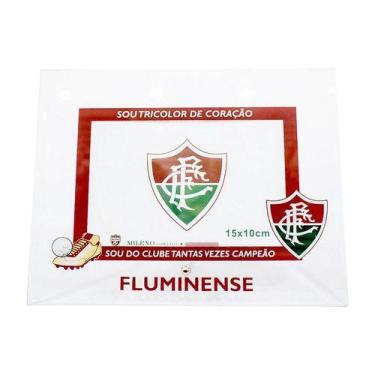 Imagem de Porta Retrato Vidro 1 Foto 10x15cm - Fluminense - Mileno